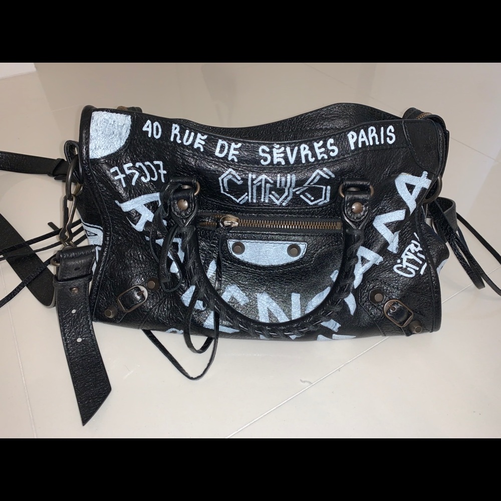 Balenciaga City Bag Graffiti